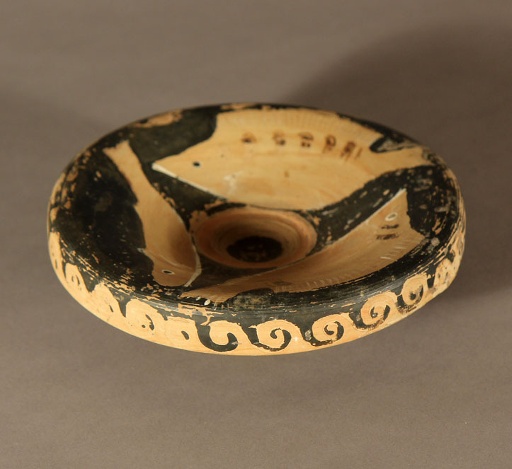 Plate of Red Figured Campanian Ware (View A)