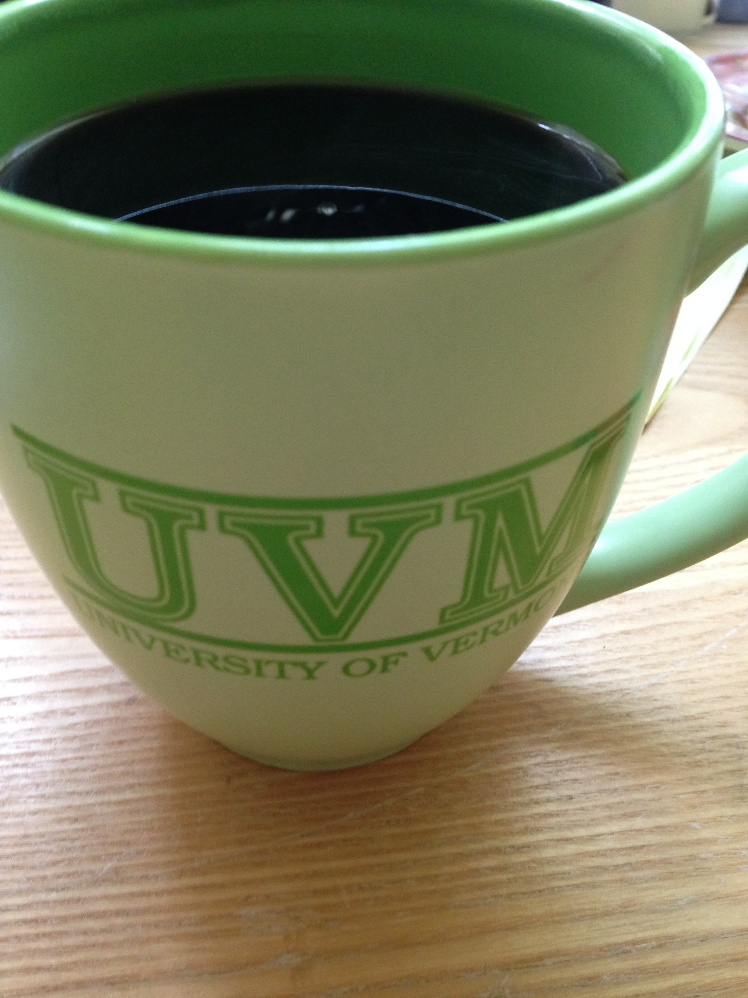 Black Birch Tea in UVM mug