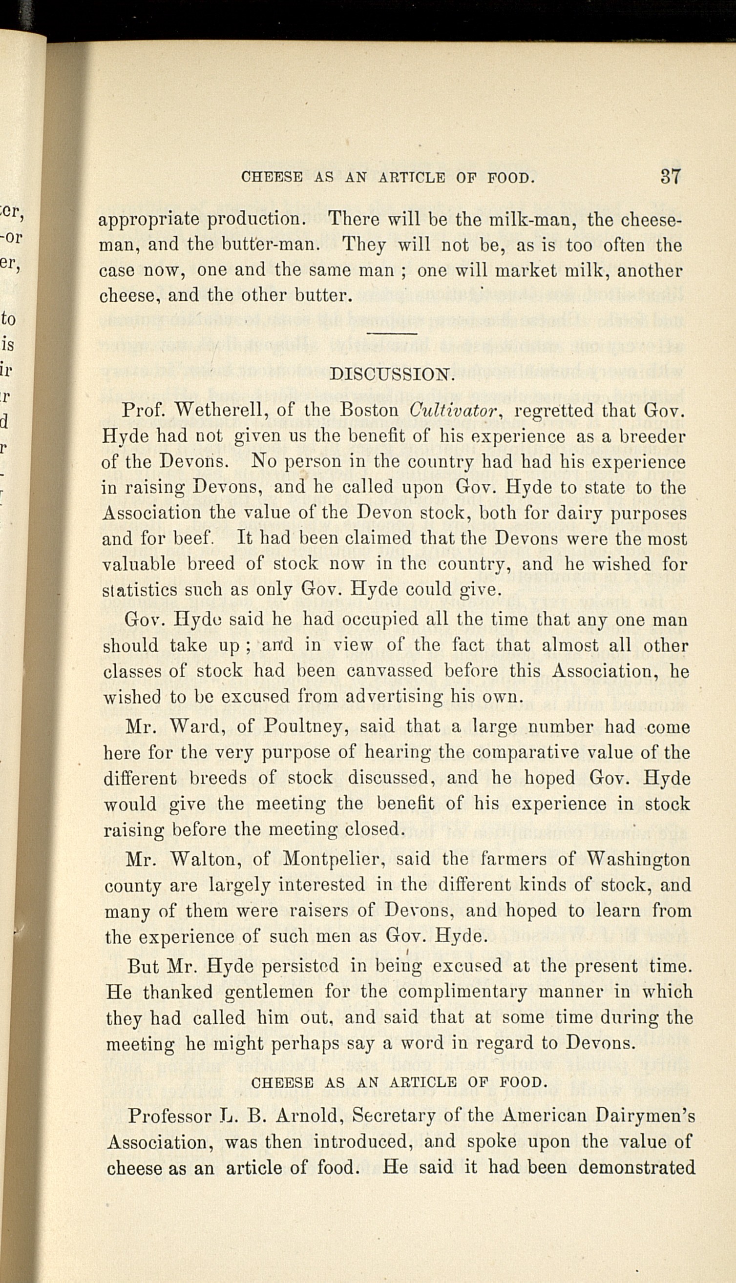 Transactions of the Vermont Dairymen's Association for the year ending October 27,1875; Sixth annual report