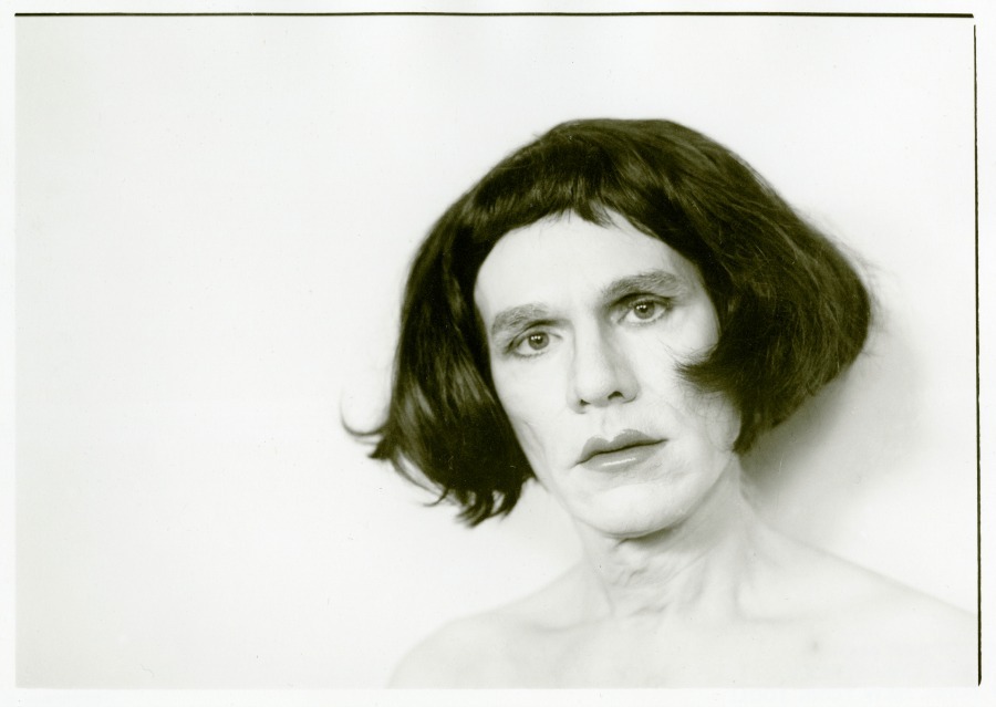 Andy Warhol in Drag