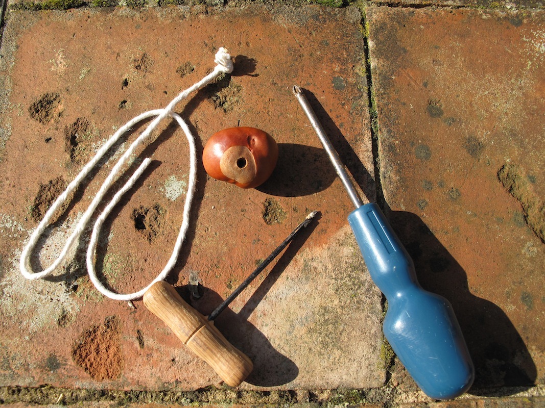 Tools for Stringing Conkers