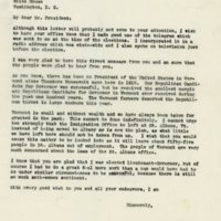 Consuelo Northrop Bailey to President Dwight D. Eisenhower, 1954, November 18