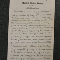 FPK to Peter Keyes, May 19, 1933