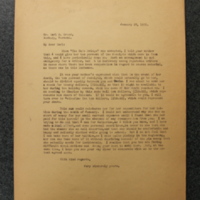 FPK to Earl Greer, January 28, 1936
