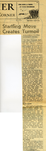 1956 April 12, The Courier, Startling Move Creates Turmoil