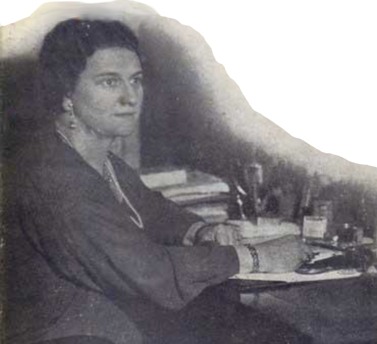 Frances Parkinson Keyes, book jacket photo, 1924