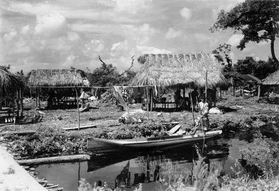 Seminole Village in Everglades