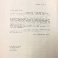 FPK to Edna Hale, January 30, 1934