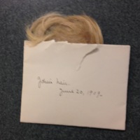 A lock of John Keyes's hair